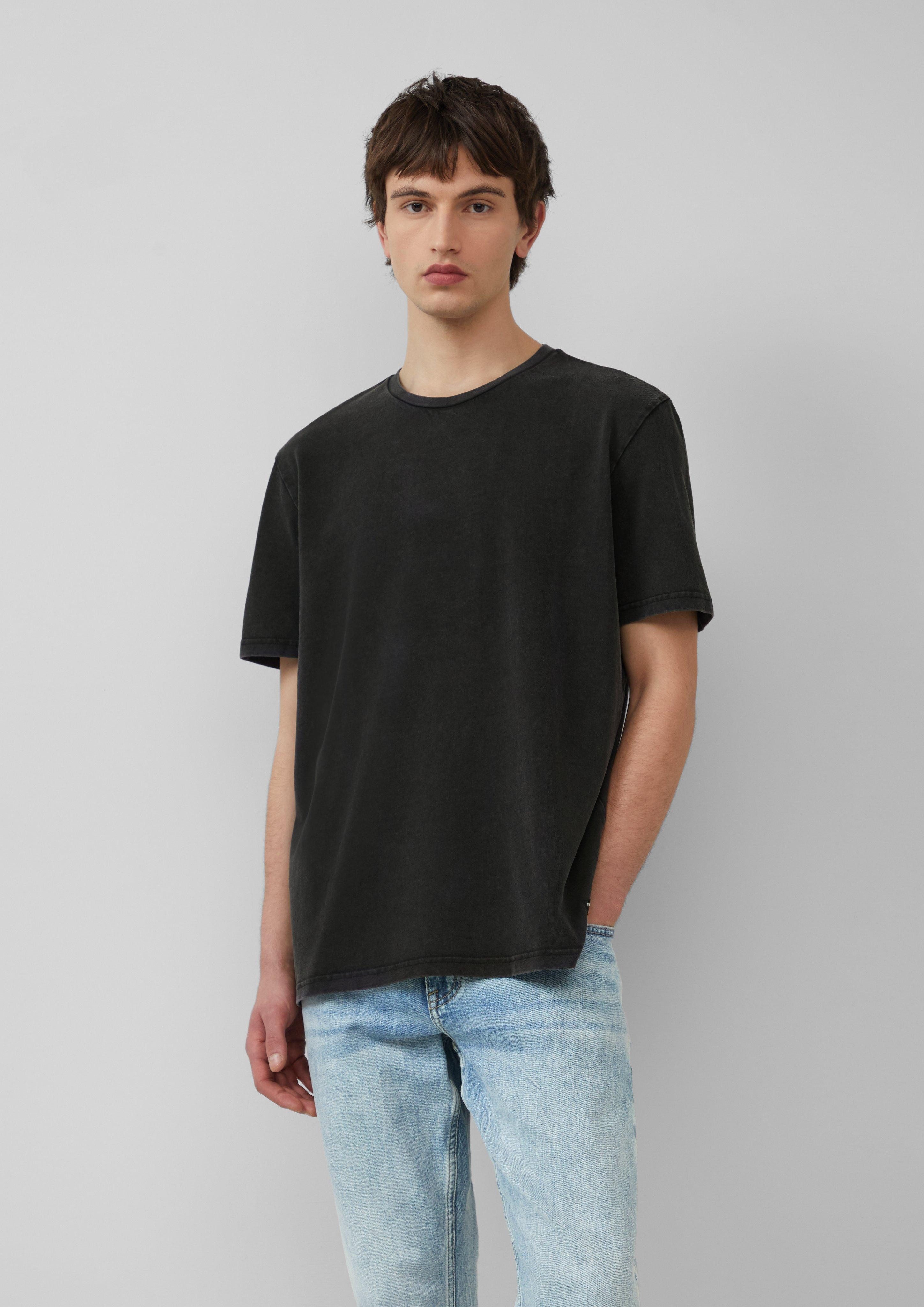 QS Kurzarmshirt Gewaschenes Basic-T-Shirt aus weichem günstig online kaufen