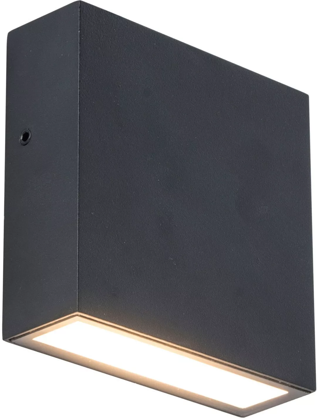 LED Wandleuchte Gemini Xf in Schwarz-matt 9,2W 800lm IP54 günstig online kaufen