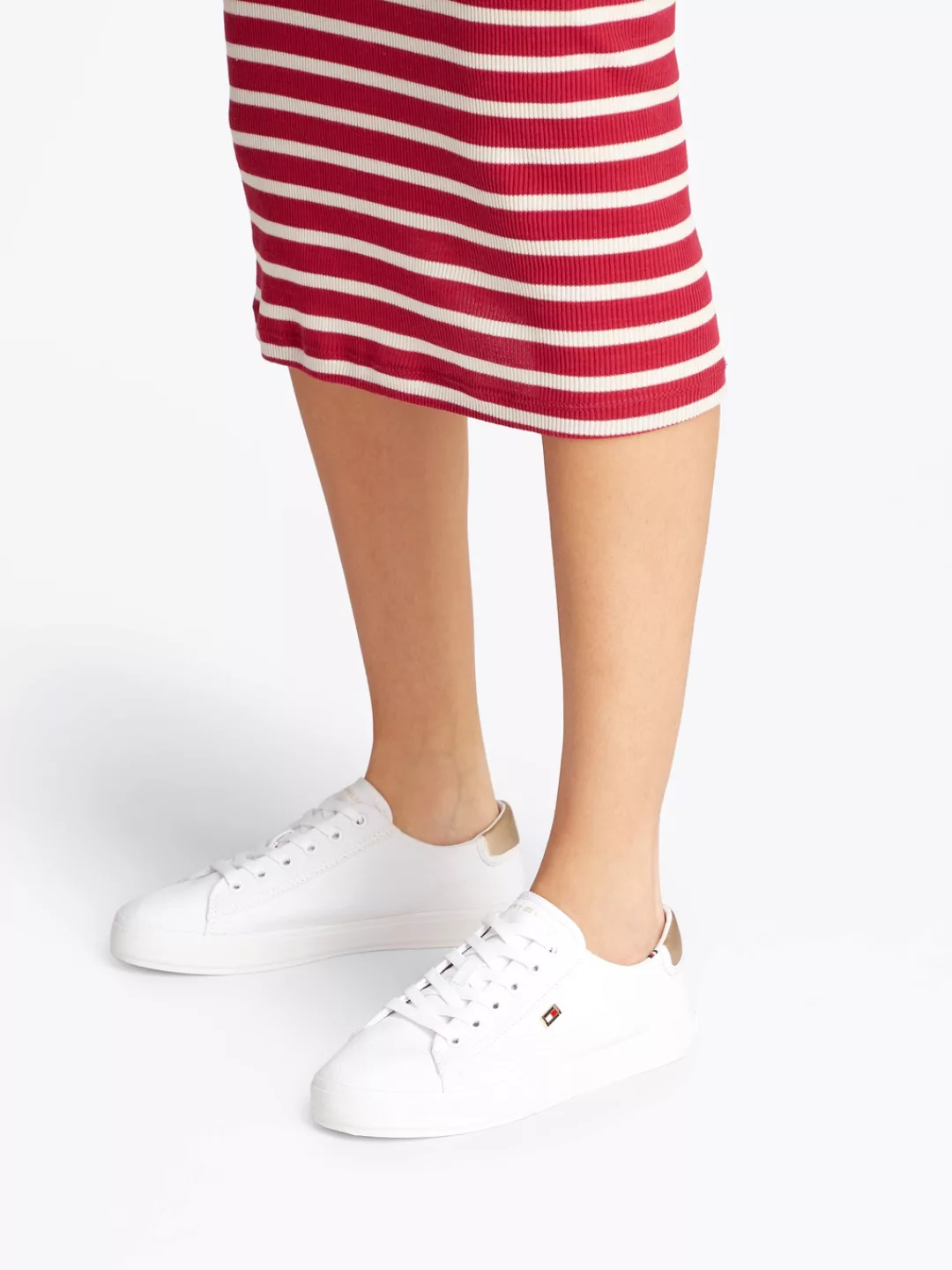 Tommy Hilfiger Plateausneaker "VULC CANVAS LACE UP SNEAKER", Freizeitschuh, günstig online kaufen
