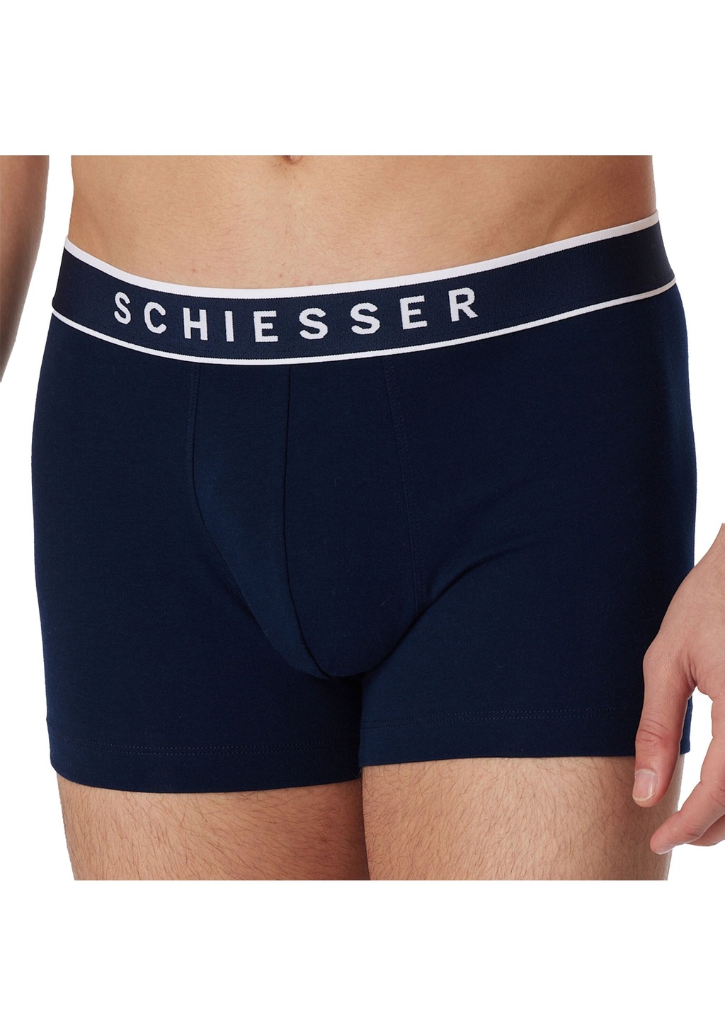 Schiesser Boxer ""95/5"", (3er-Pack), mit softem, tonalem Bund, kontraststa günstig online kaufen