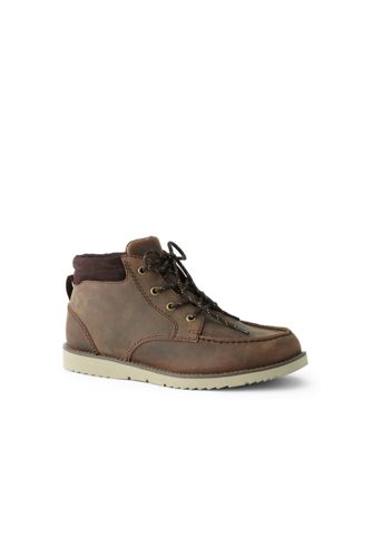 Komfort-Chukka Boots aus Leder, Herren, Größe: 45.5 Normal, Braun, by Lands günstig online kaufen