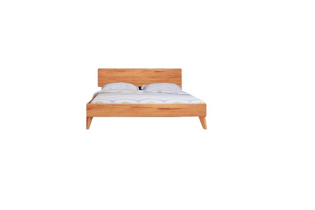 Natur24 Bett Bett Gerg 1 Sonderlänge 180x220 Kernbuche Holzkopfteil und Hol günstig online kaufen