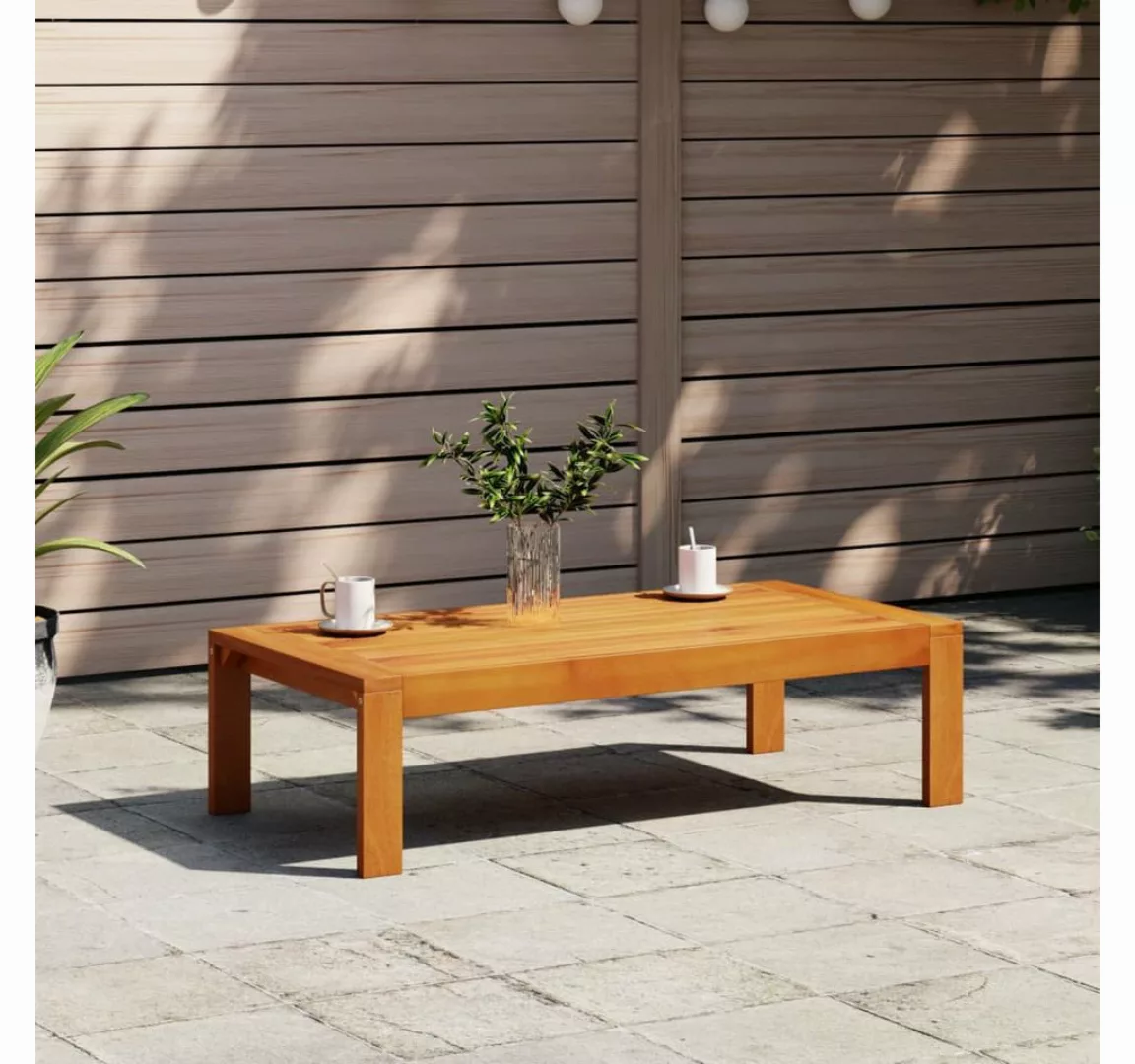 vidaXL Loungesofa Gartentisch 100x50x27 cm Massivholz Akazie, 1 Teile günstig online kaufen