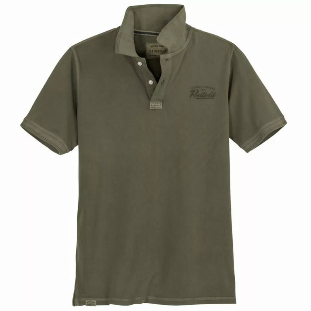 redfield Poloshirt Große Größen Herren Poloshirt Vintage khaki Redfield günstig online kaufen