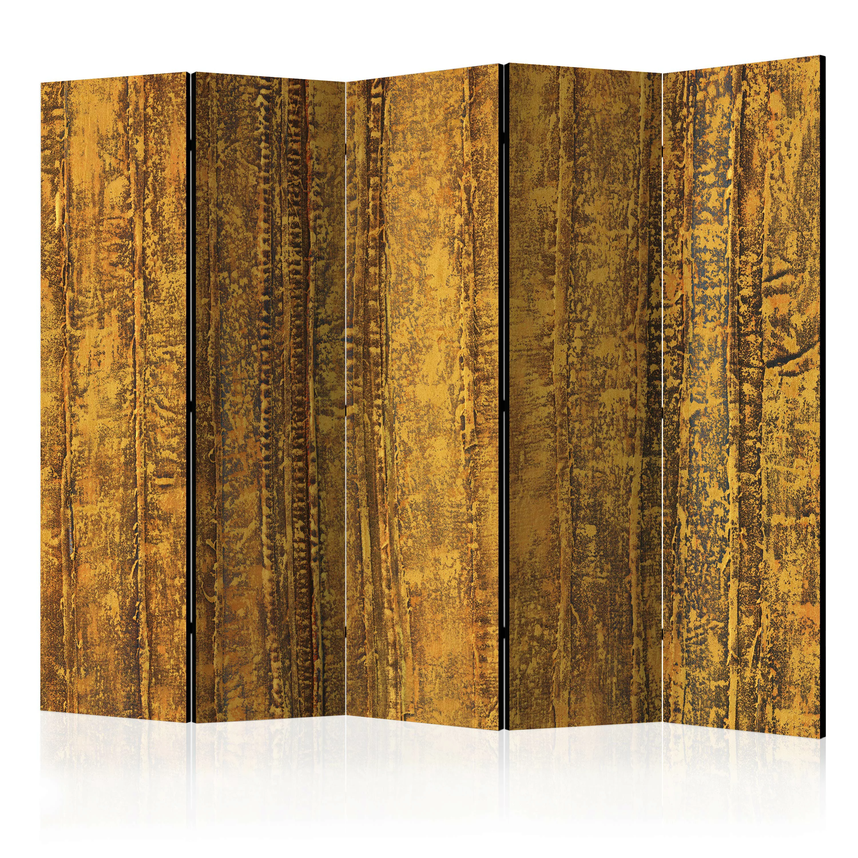 5-teiliges Paravent - Golden Chamber Ii [room Dividers] günstig online kaufen