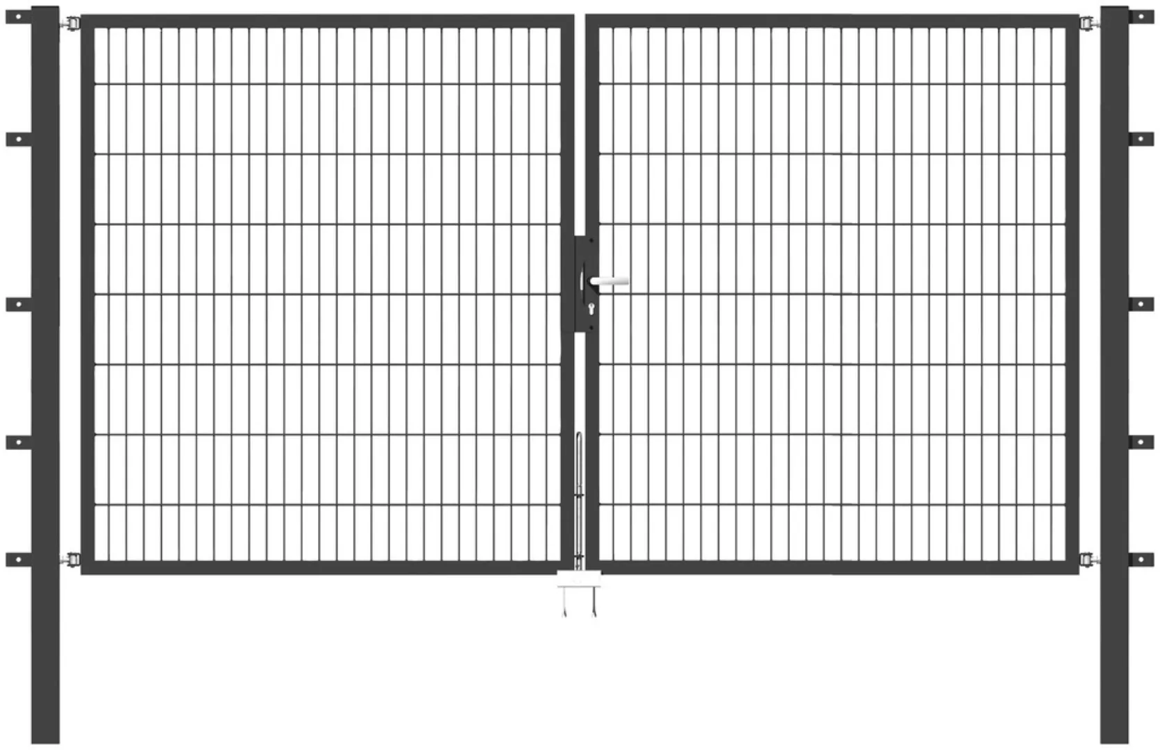 Alberts Zaundoppeltür "Flexo", 300 cm Breite (150cm + 150cm), in versch. Hö günstig online kaufen