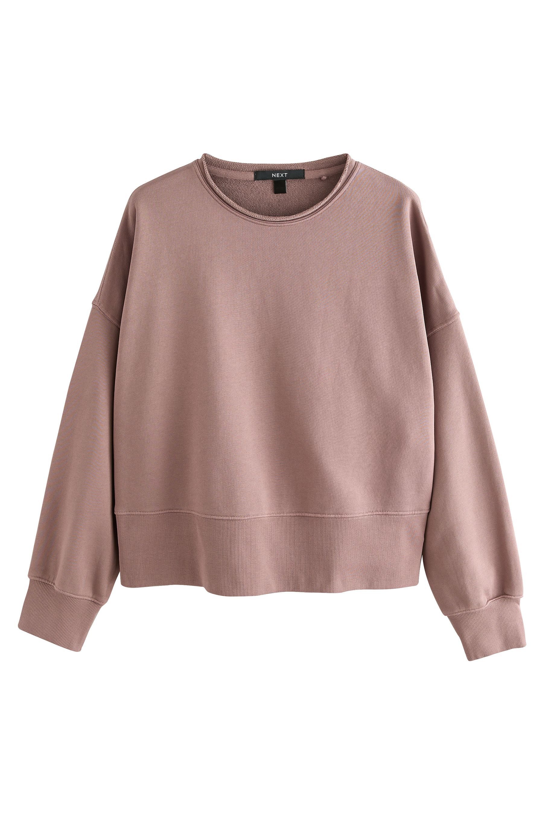 Next Sweater Sweatshirts mit fransigem Saum günstig online kaufen