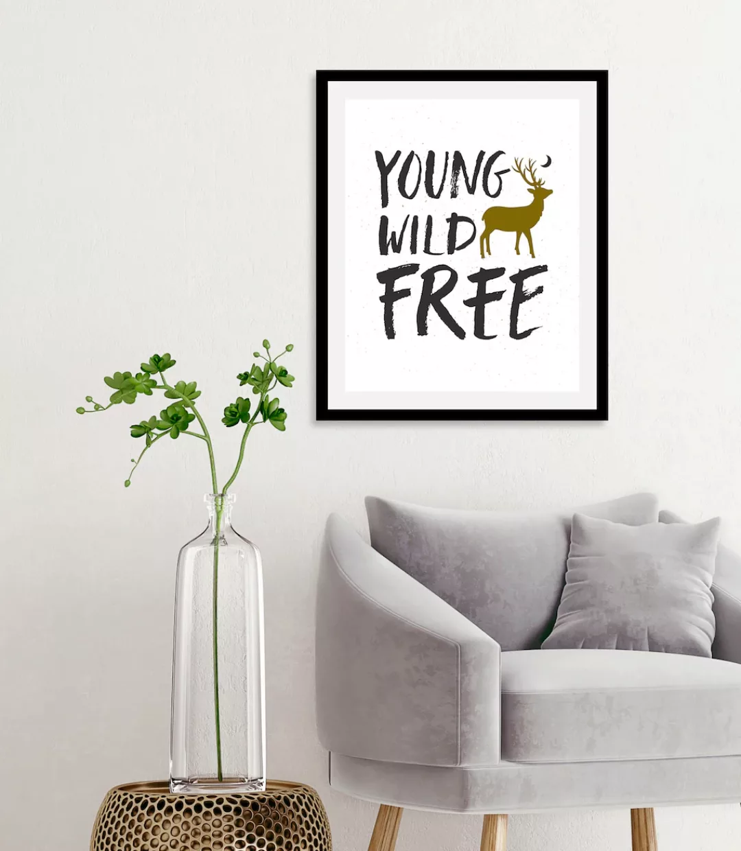 queence Bild "Young Wild Free", Stadt, (1 St.), gerahmt günstig online kaufen