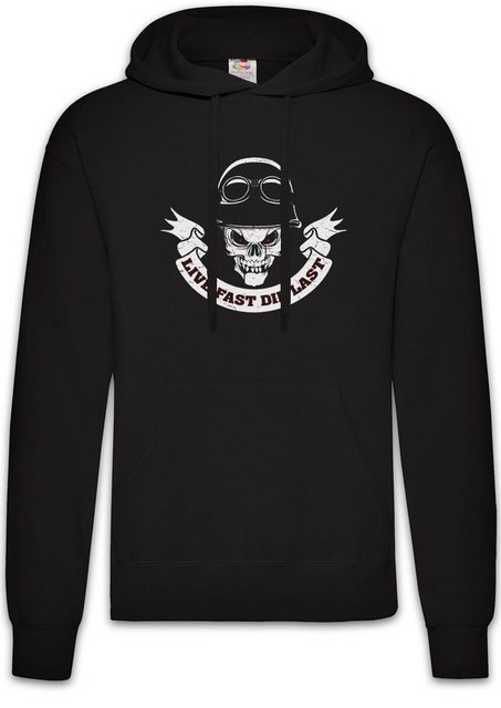 Urban Backwoods Hoodie Live Fast Die Last Herren Hoodie Biker Rocker Club M günstig online kaufen