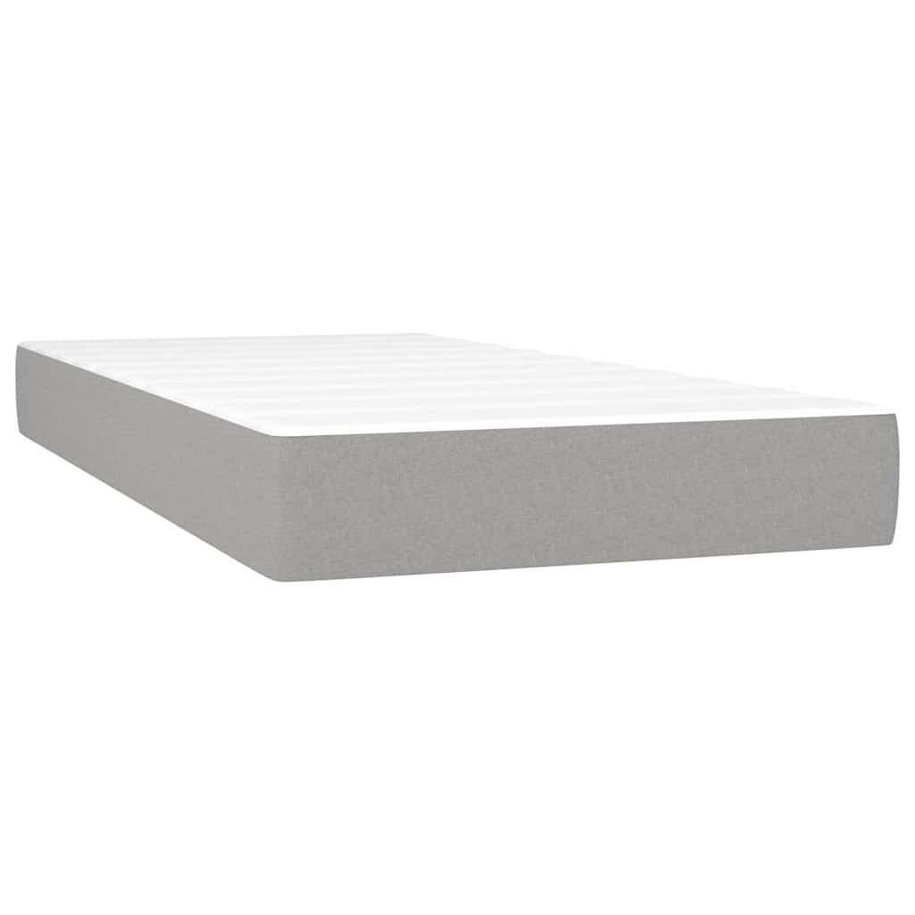 Boxspringmatratze Taschenfederkernmatratze für Kinder Hellgrau 80x160 günstig online kaufen