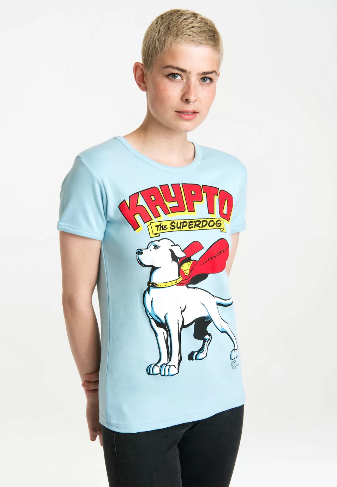 LOGOSHIRT T-Shirt "Krypto the Superdog", mit lizenziertem Originaldesign günstig online kaufen