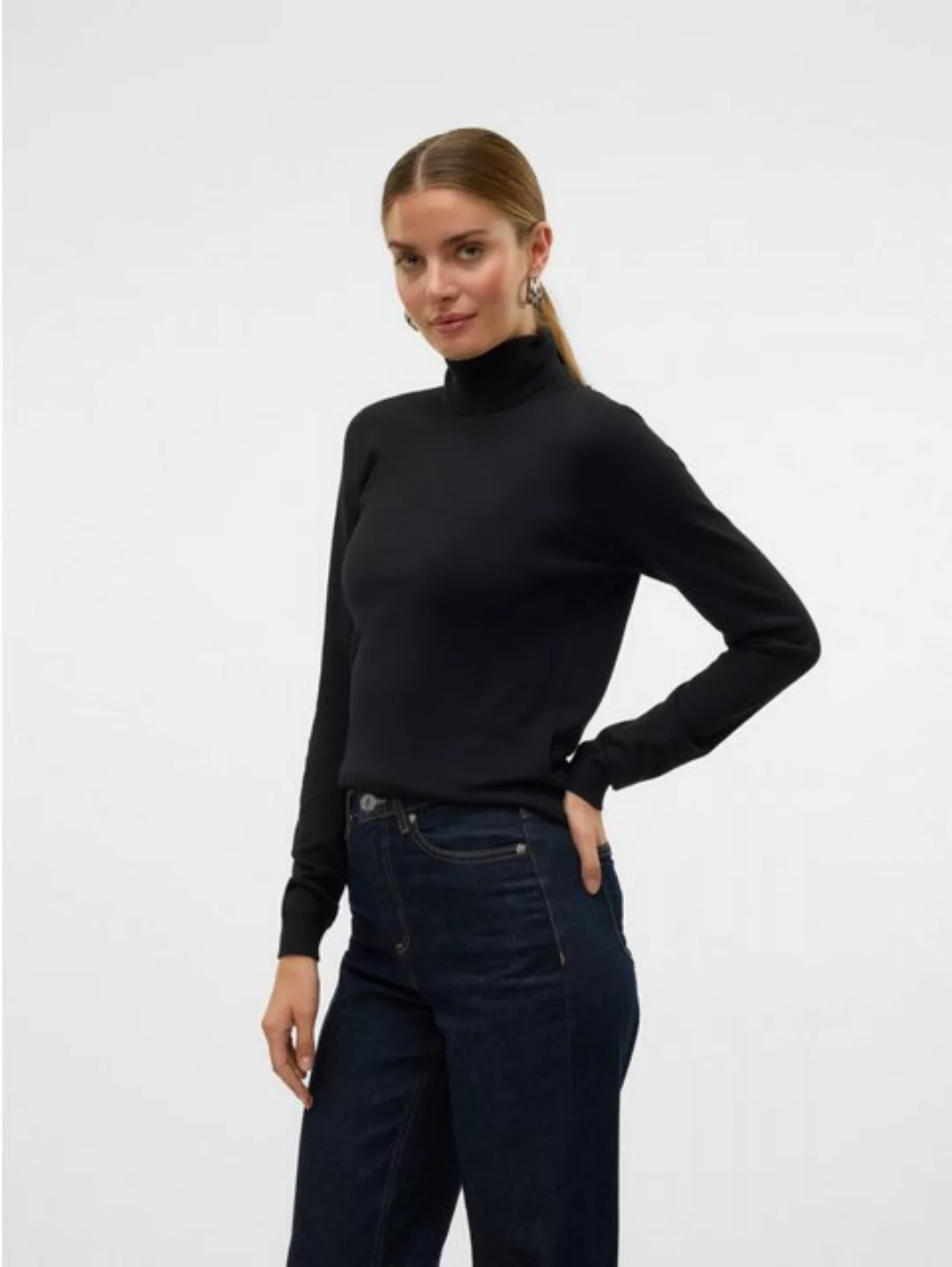 Vero Moda Strickpullover "VMIRIS LS ROLLNECK PULLOVER GA NOOS" günstig online kaufen