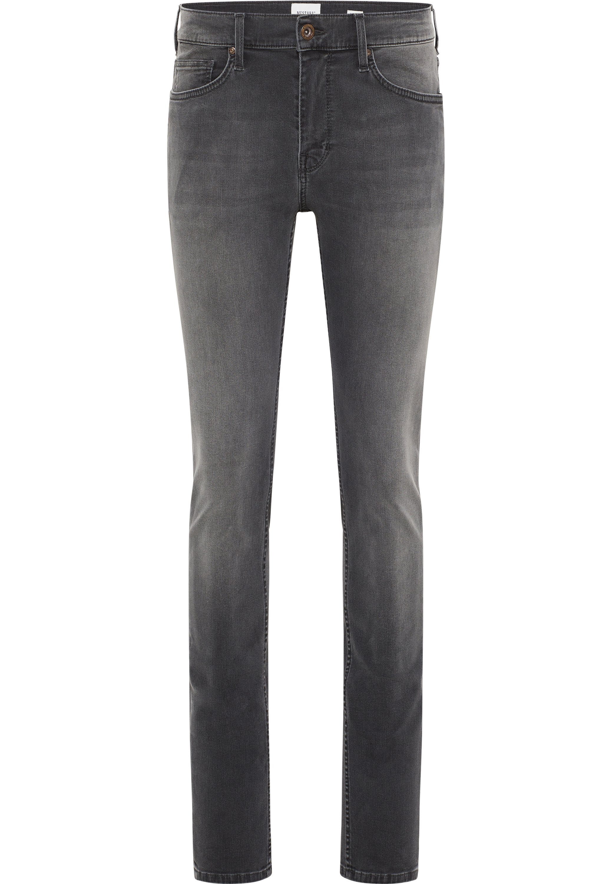 Mustang Herren Jeans FRISCO - Skinny Fit Schwarz - Black Denim günstig online kaufen