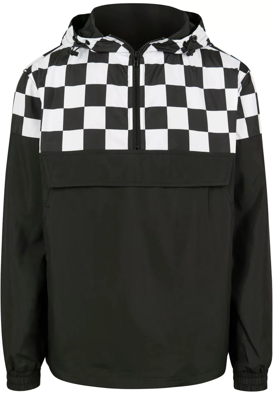 URBAN CLASSICS Allwetterjacke "Urban Classics Herren Check Pull Over Jacket günstig online kaufen