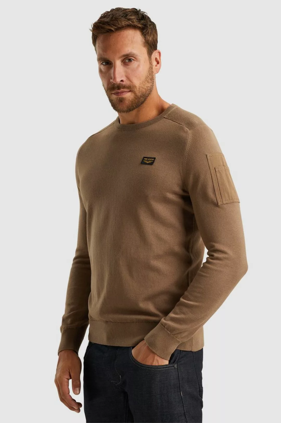 PME Legend Sweater American Classic Cargo Braun - Größe L günstig online kaufen