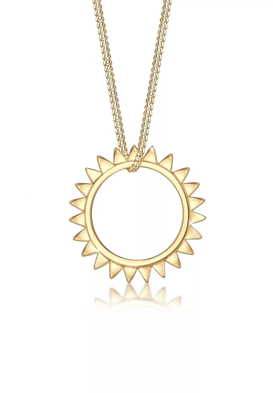 Elli Kette mit Anhänger "Sonne Sommer Geo Astro Trend 925 Silber" günstig online kaufen