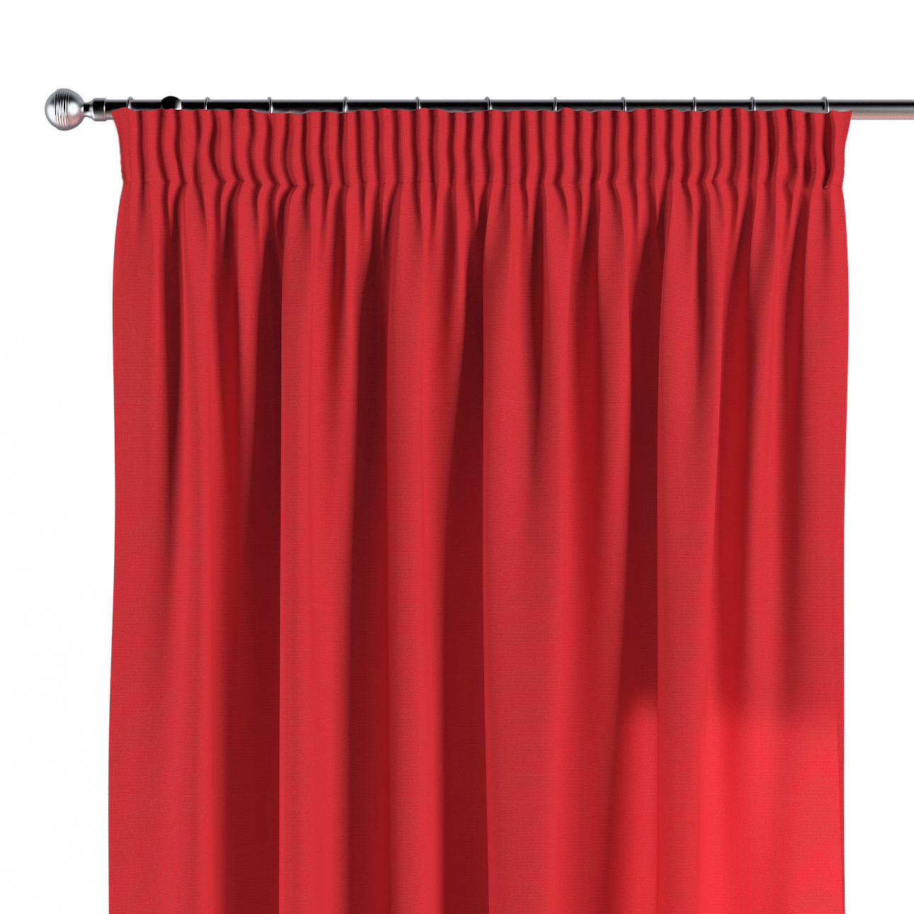 Vorhang mit Kräuselband, rot, Loneta (133-43) günstig online kaufen