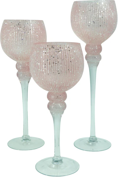 NOOR LIVING Kerzenhalter "Florenz, Weihnachtsdeko", (Set, 3 St.), aus Glas günstig online kaufen