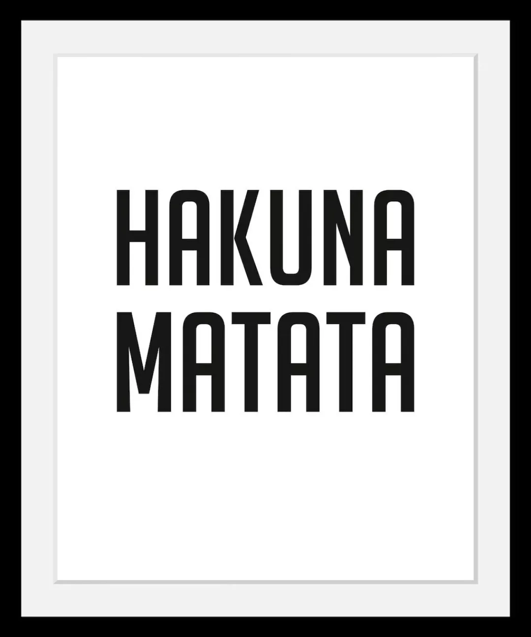 queence Bild "Hakuna Matata" günstig online kaufen