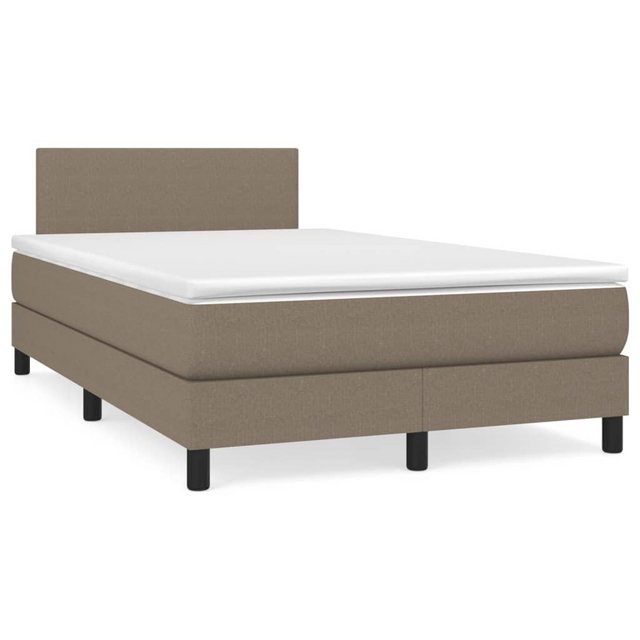 vidaXL Boxspringbett Bett Boxspringbett mit Matratze und LED Stoff (120 x 2 günstig online kaufen