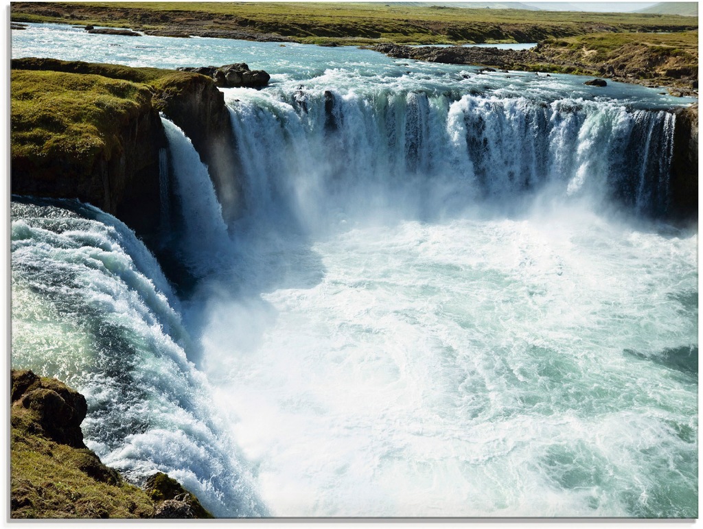 Artland Glasbild "Godafoss", Europa, (1 St.), in verschiedenen Größen günstig online kaufen