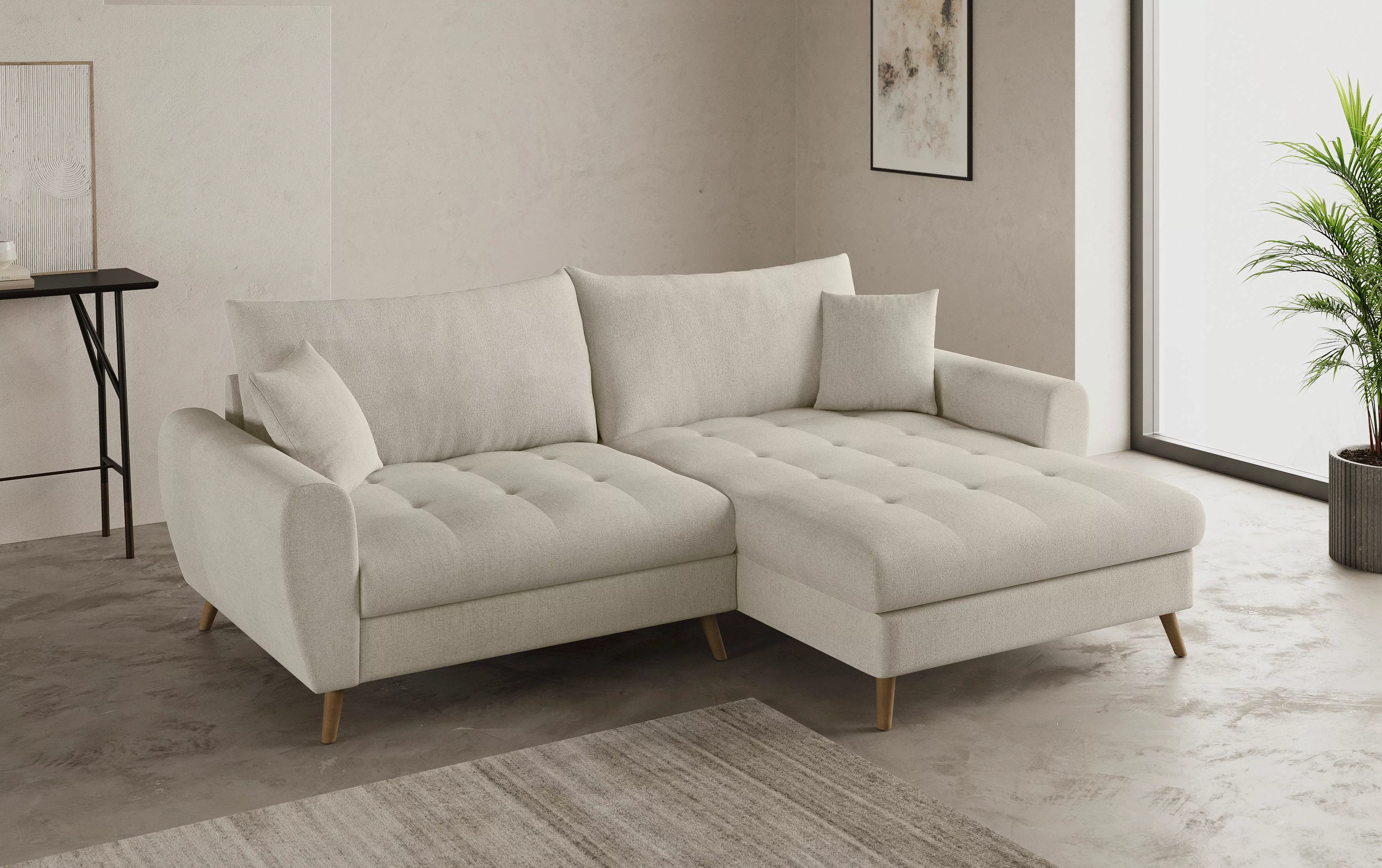 Home affaire Ecksofa "Blackburn II, L-Form", Mit Kaltschaumpolsterung bis 1 günstig online kaufen