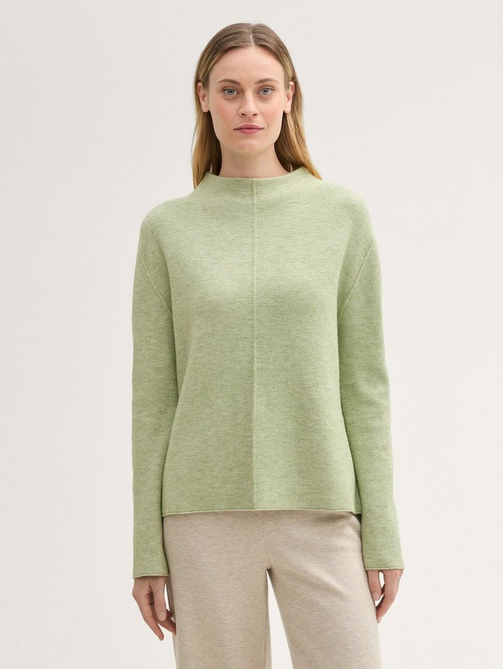 TOM TAILOR Strickpullover Strick Pullover mit LENZING™ EcoVero™ günstig online kaufen