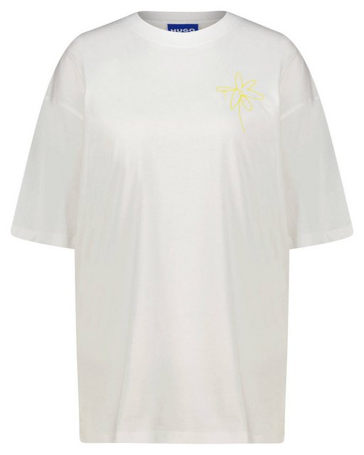 HUGO T-Shirt Damen T-Shirt aus Baumwolle Oversized Fit (1-tlg) günstig online kaufen