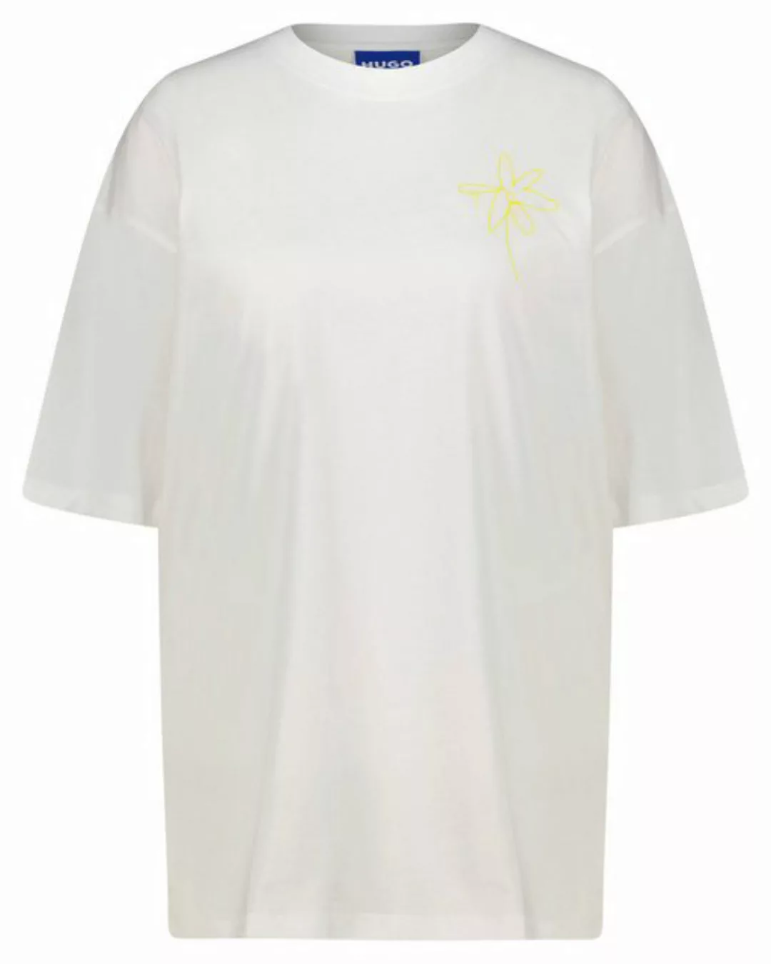 HUGO T-Shirt Damen T-Shirt aus Baumwolle Oversized Fit (1-tlg) günstig online kaufen