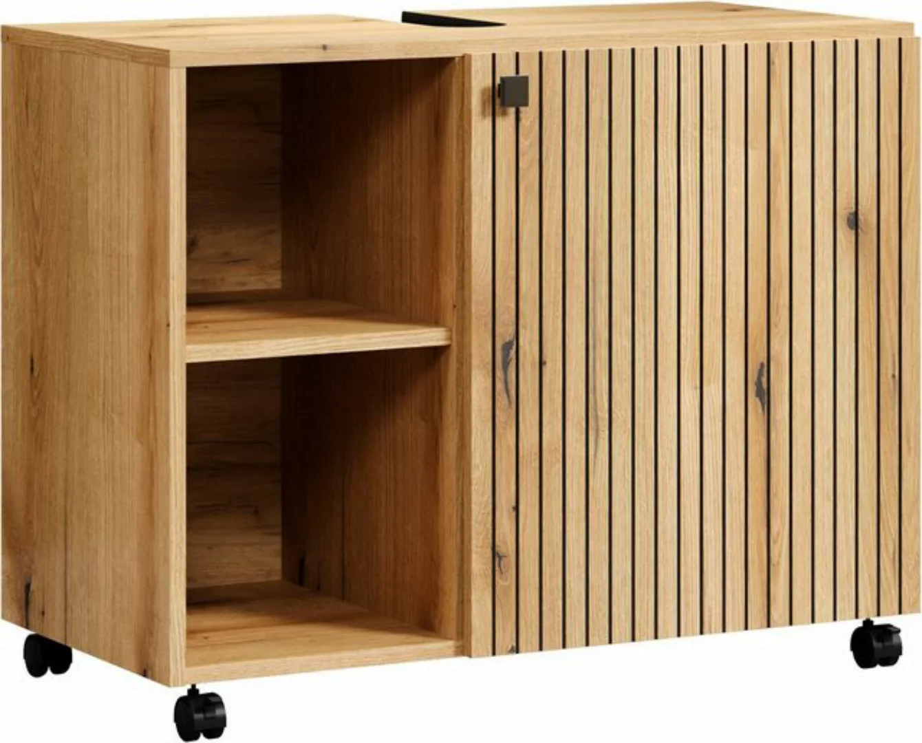 welltime Waschbeckenunterschrank Amrum (1-St) BxHxT 80 x 64 x 42cm Waschbec günstig online kaufen