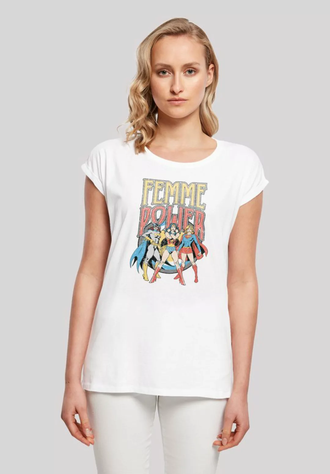 F4NT4STIC T-Shirt "DC Comics Superhelden Wonder Woman Femme Power", Print günstig online kaufen