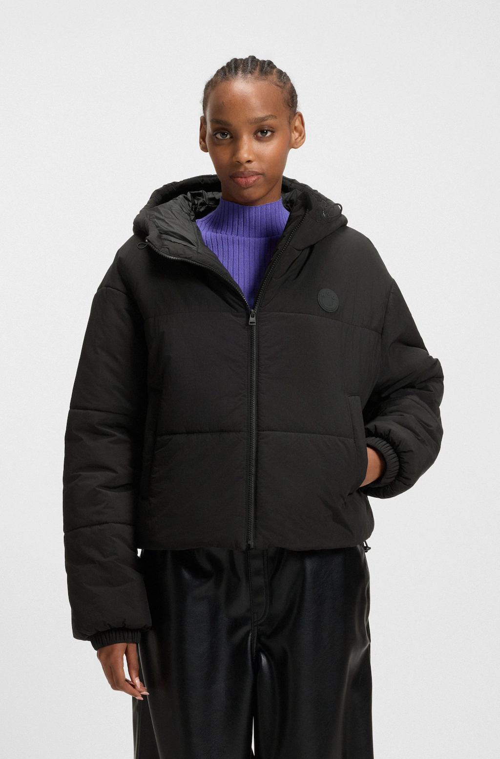 HUGO Blue Steppjacke "Freya", mit Kapuze, Relaxed Fit, mit Kapuze günstig online kaufen