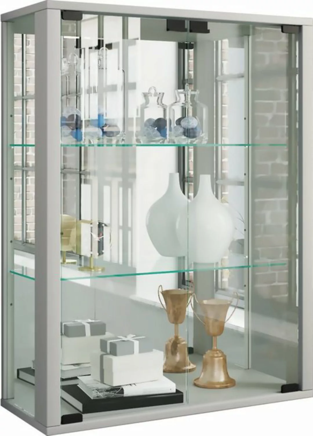 VCM Hängevitrine Wandvitrine Hängevitrine Glasvitrine Udina Spiegel (1-St) günstig online kaufen