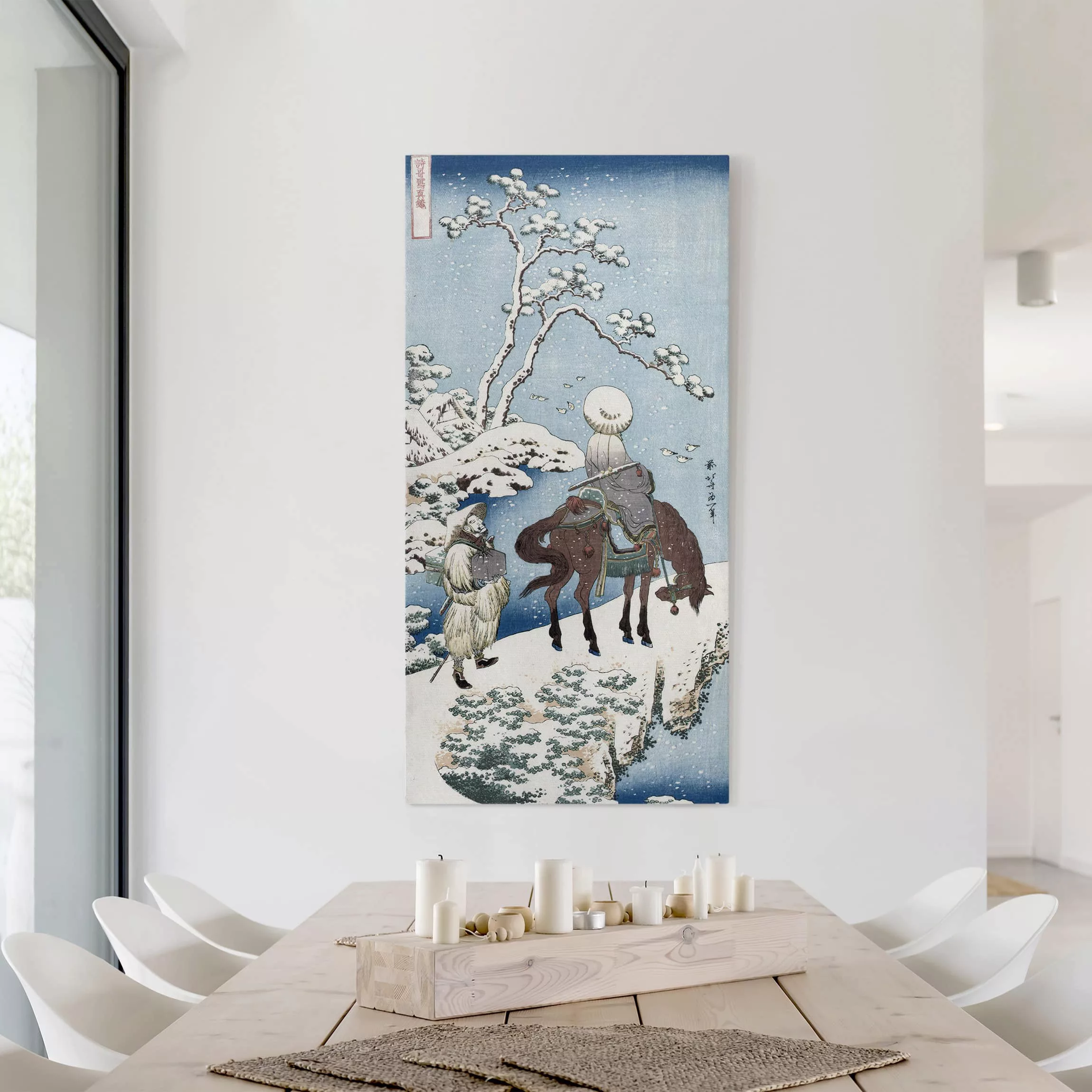 Leinwandbild Kunstdruck - Hochformat Katsushika Hokusai - Der chinesische D günstig online kaufen