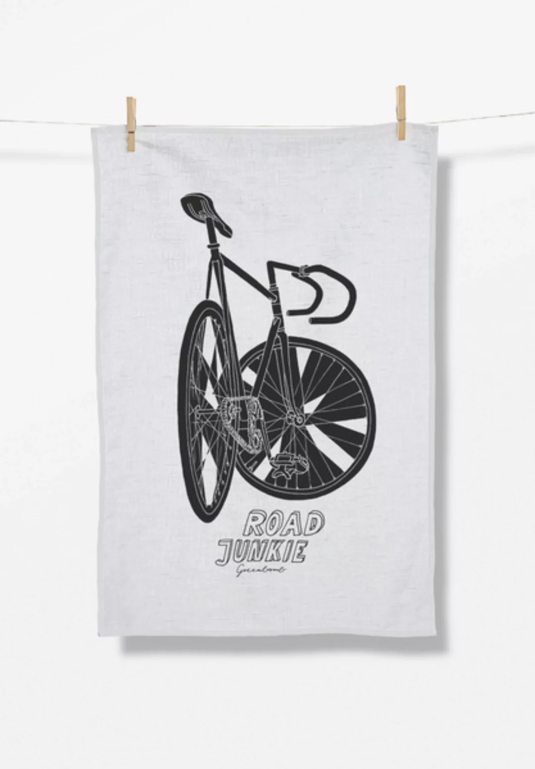 Bike Road Junkie Tea Towel- Geschirrtuch günstig online kaufen
