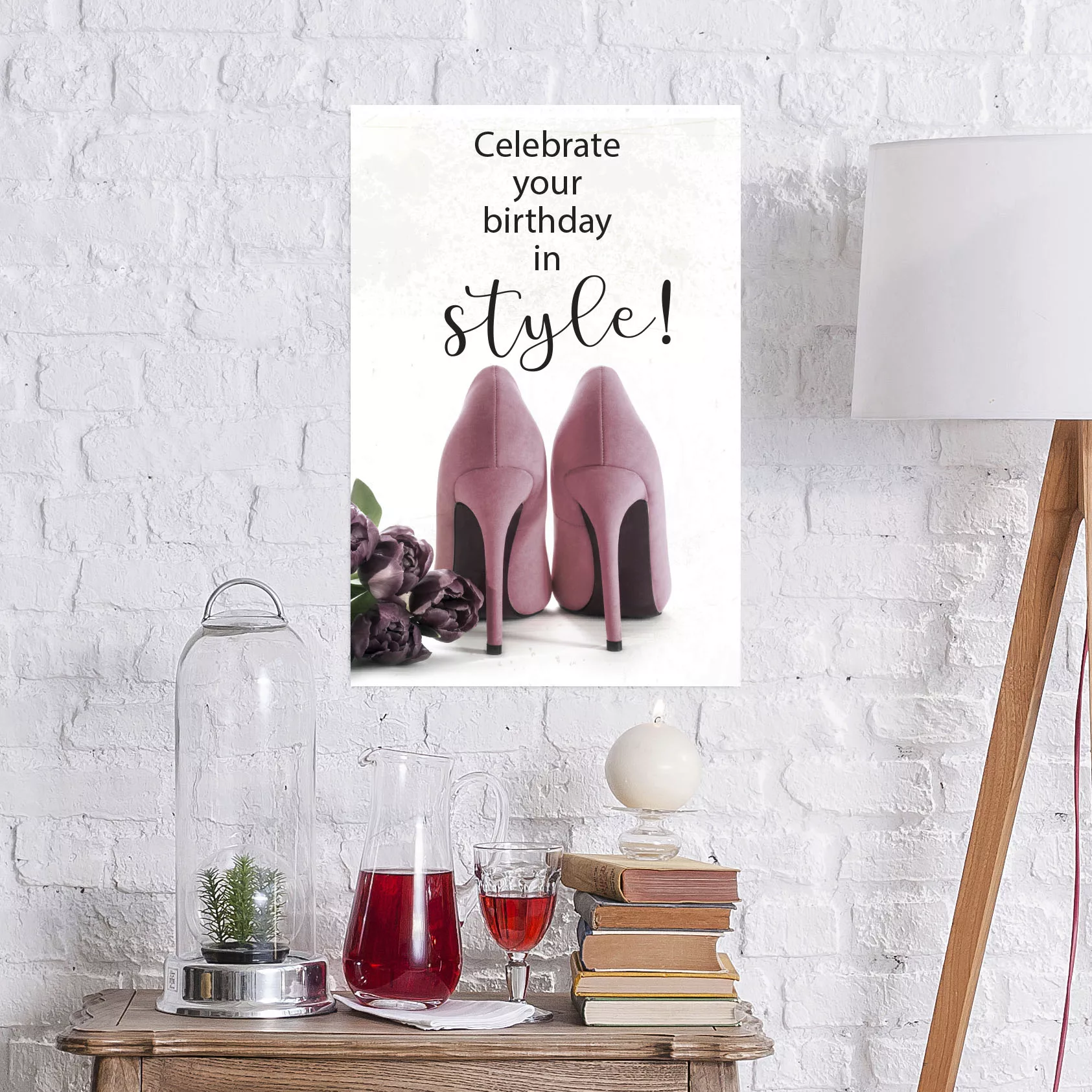 queence Metallbild "Celebrate Style", Schriftzüge, (1 St.), Stahlschilder günstig online kaufen