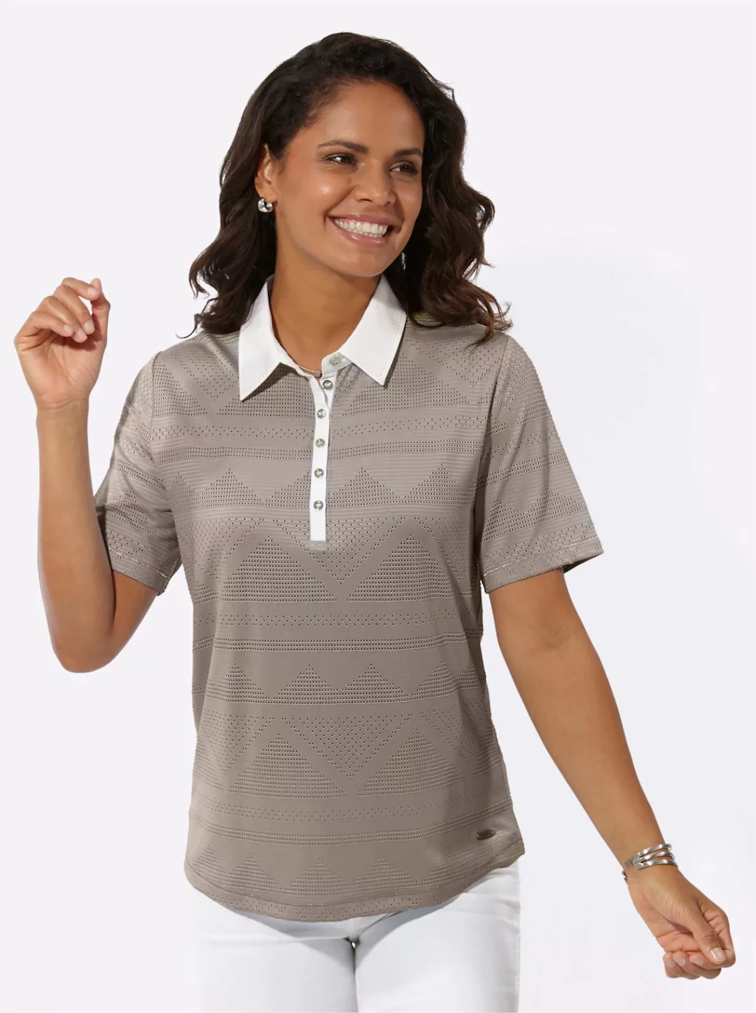 Casual Looks Poloshirt "Poloshirt", (1 tlg.) günstig online kaufen