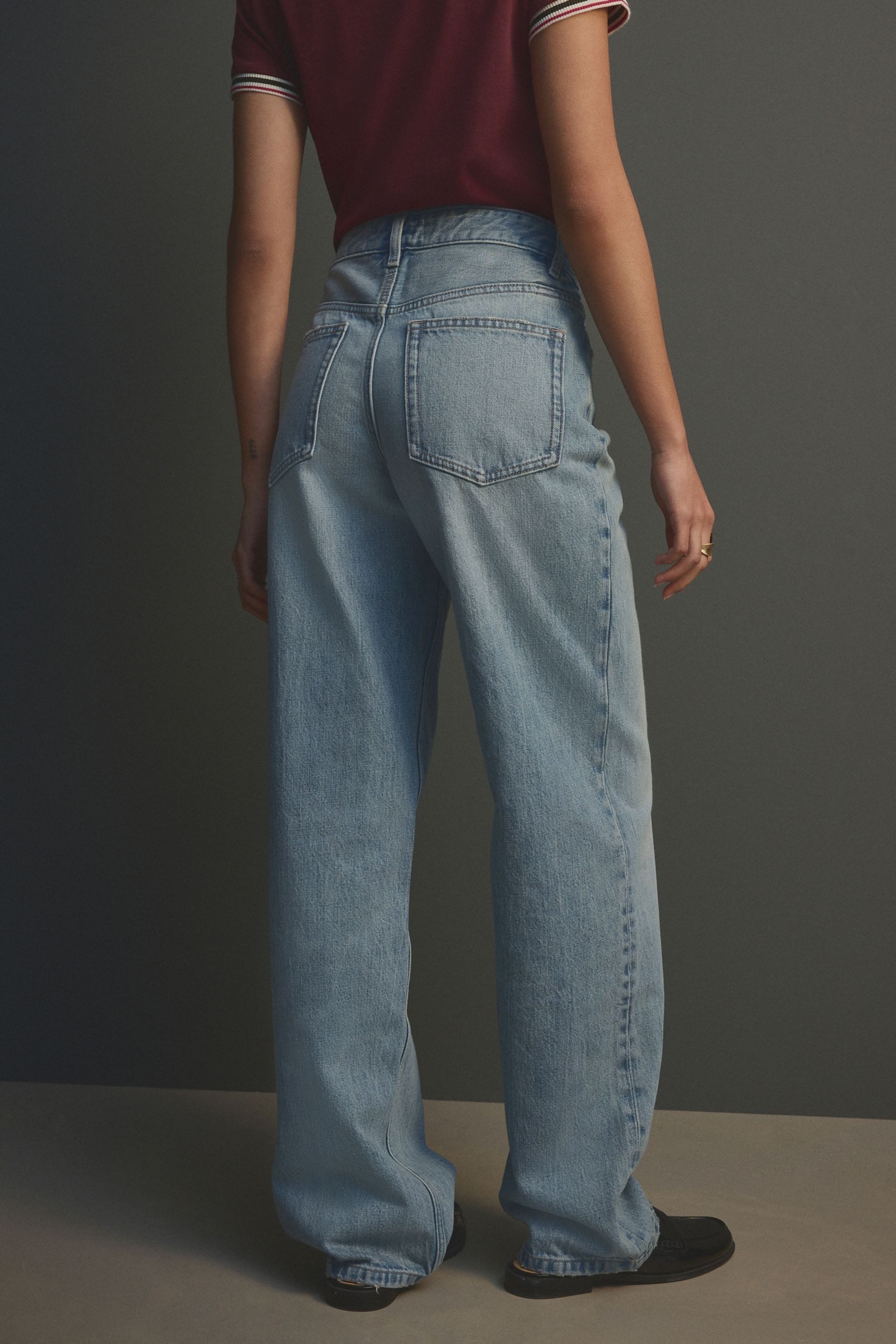 Next Weite Jeans Baggy-Jeans mit weitem günstig online kaufen