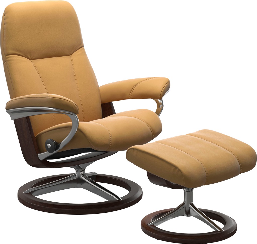 Stressless Relaxsessel "Consul", (Set, Relaxsessel mit Hocker), mit Hocker, günstig online kaufen