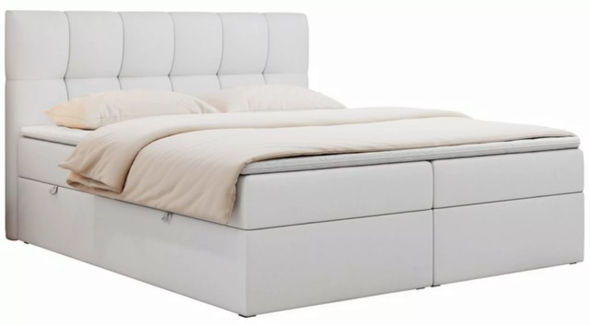 MKS MÖBEL Boxspringbett ROMA (Set, Packung, T30-Schaum, 7 Härtezonen, Kopft günstig online kaufen