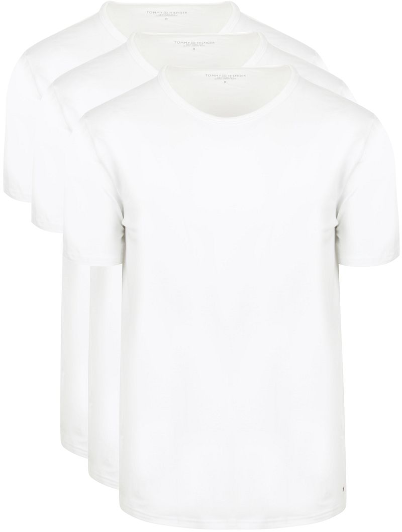 Tommy Hilfiger T-shirts Rundhals 3-Pack Weiß - Größe L günstig online kaufen