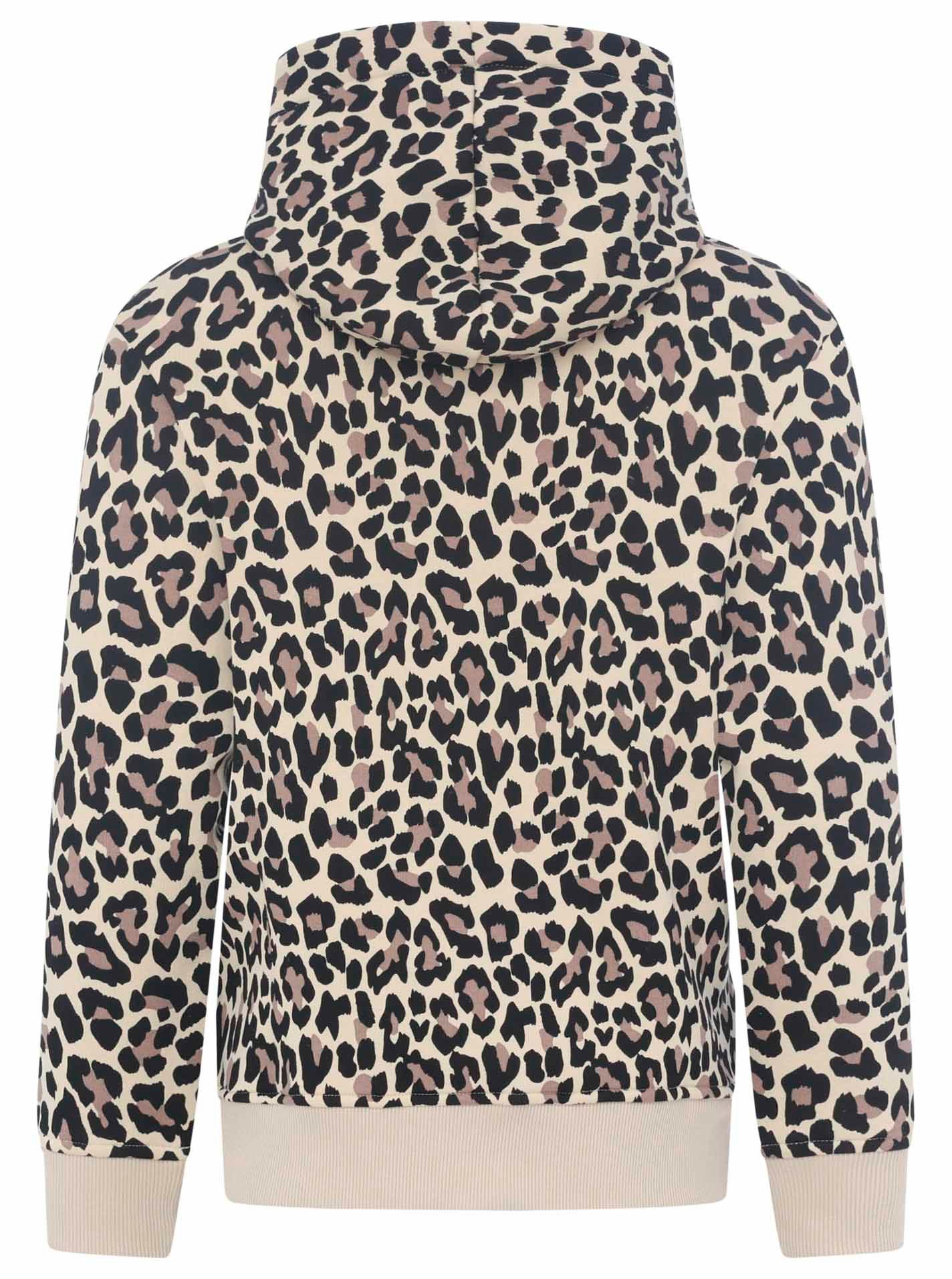 Zwillingsherz Hoodie ""Classic Leo AOP"", Leo Allover mit Kängurutaschen günstig online kaufen