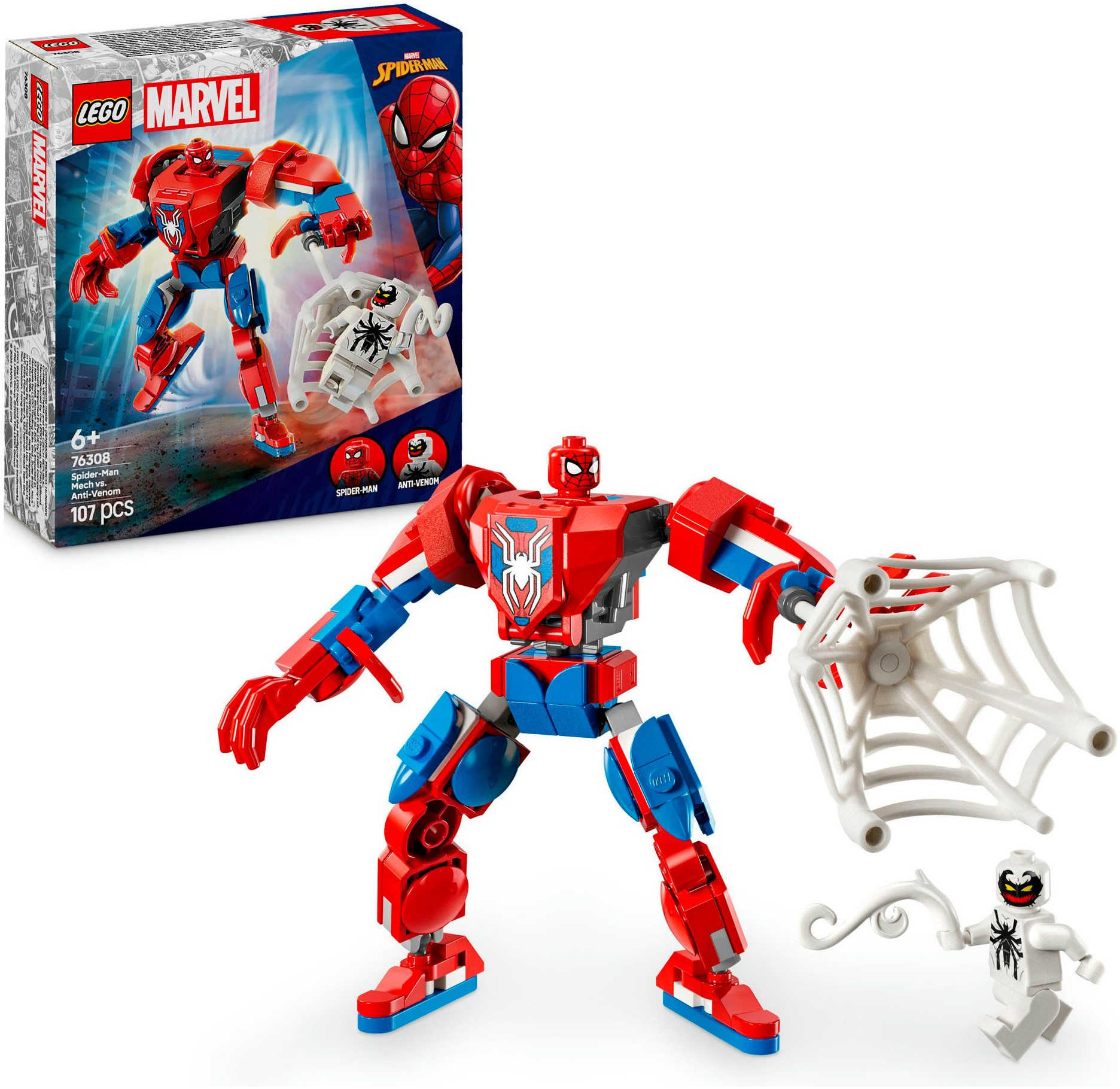 LEGO® Spider-Man Mech vs. Anti-Venom (76308), günstig online kaufen