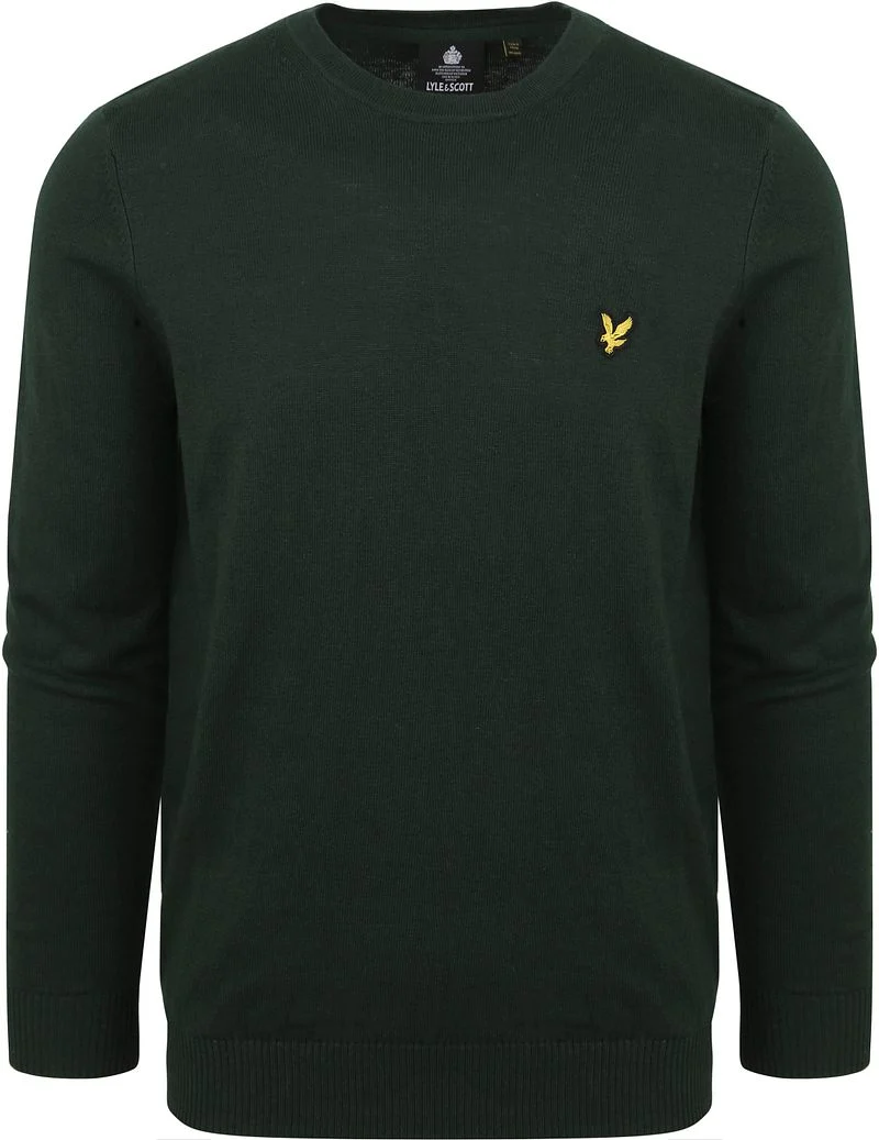 Lyle & Scott Dark Green Pullover - Größe L günstig online kaufen