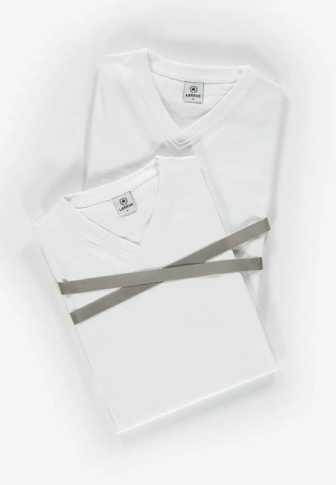 LERROS T-Shirt "LERROS Doppelpack T-Shirt V-Ausschnitt" günstig online kaufen