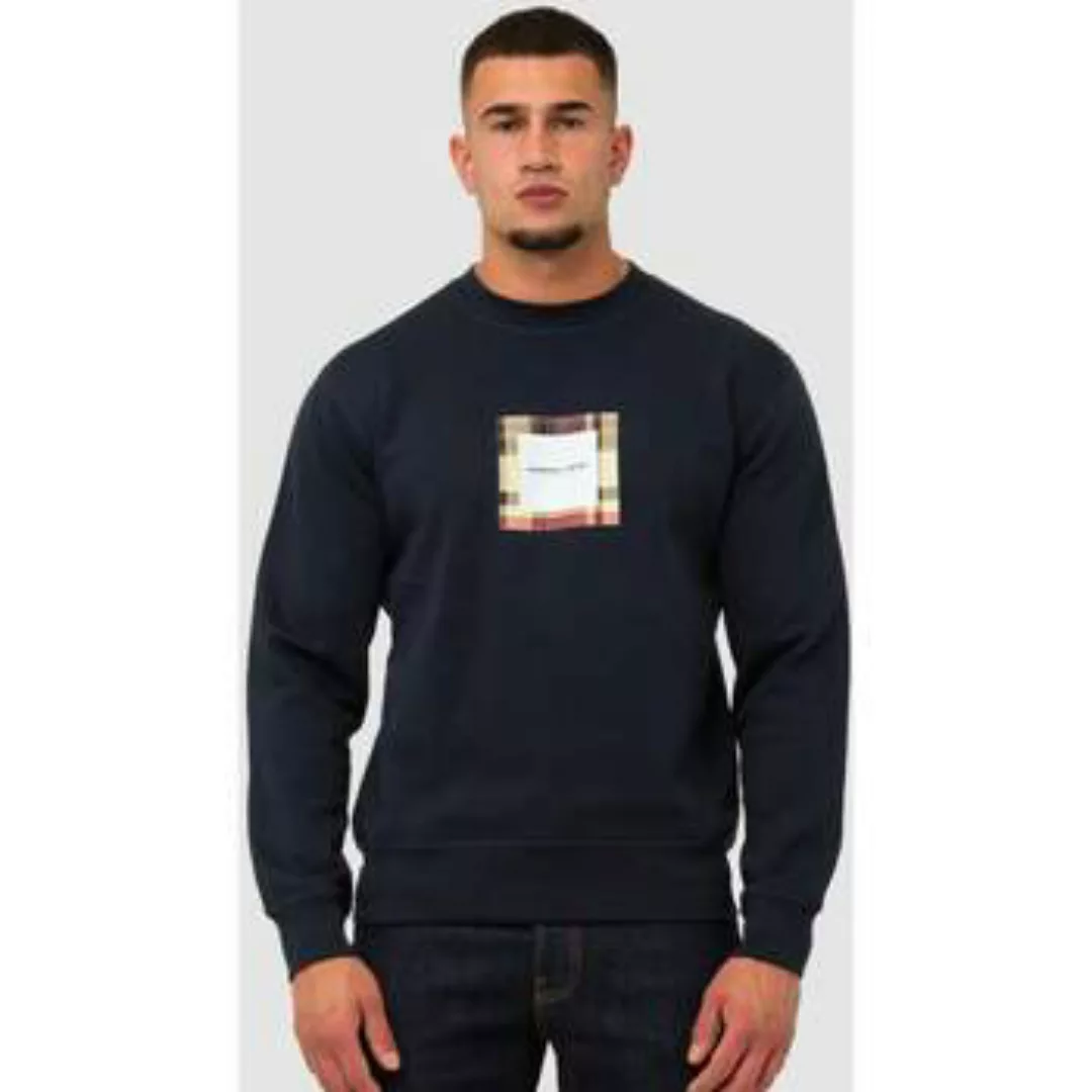 Marshall Artist  Pullover Rundhalsausschnitt mit Ukism-Box-Logo – Marinebla günstig online kaufen