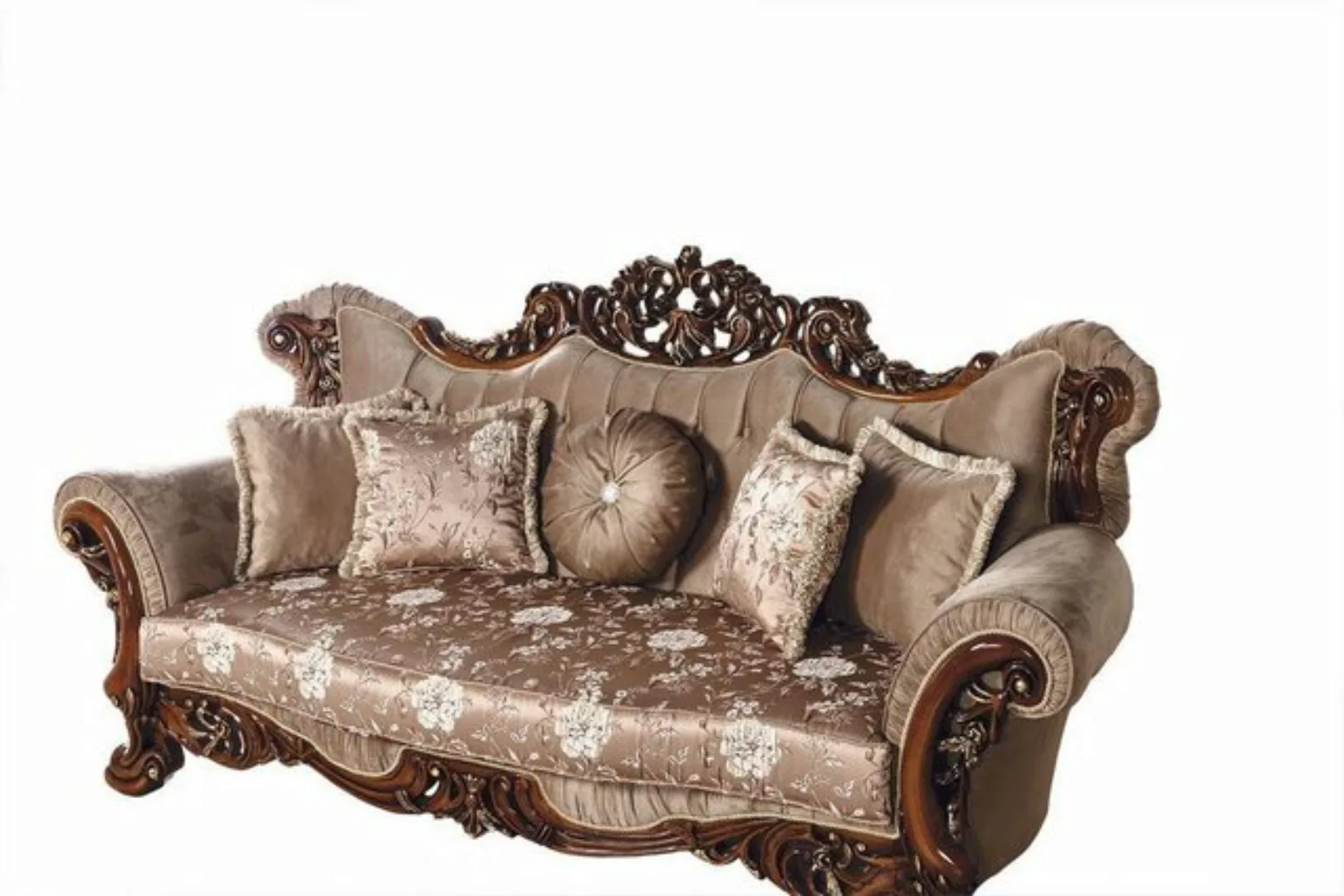JVmoebel Sofa, Luxus Klassischer Barock Dreisitzer Chesterfield Couch Möbel günstig online kaufen