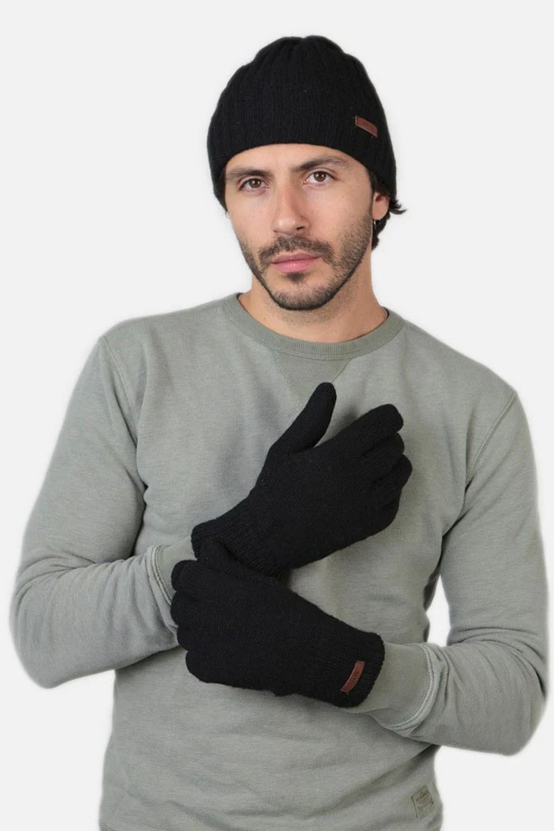 Barts Handschuhe Haakon Lambswool Schwarz - Größe L/XL günstig online kaufen