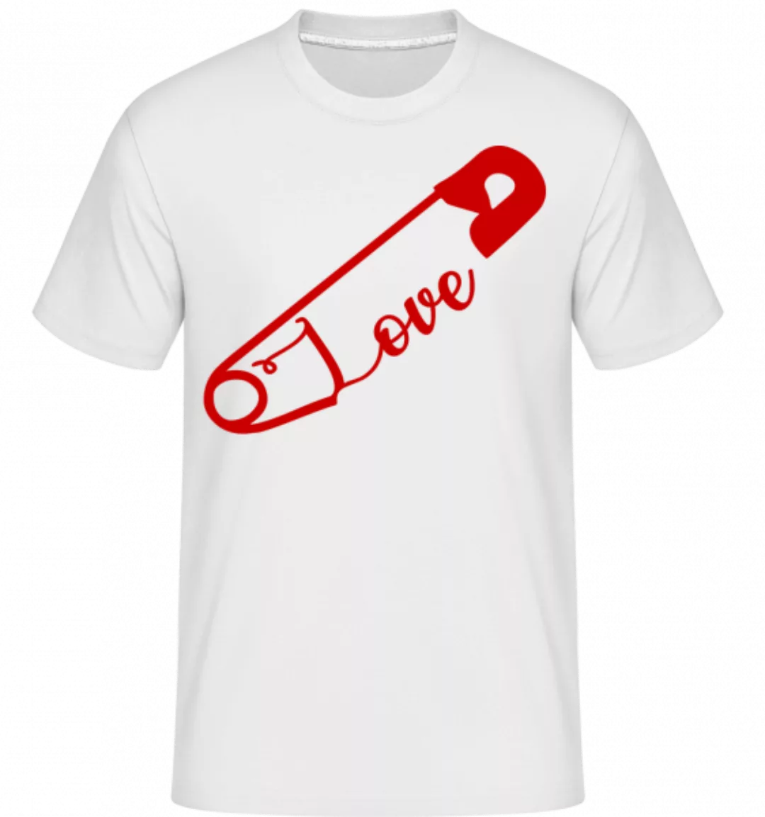 Love Safety Pin · Shirtinator Männer T-Shirt günstig online kaufen