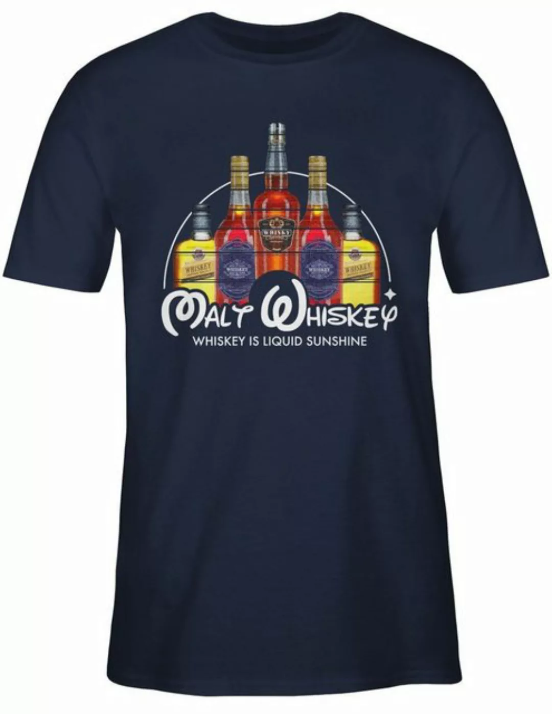 Shirtracer T-Shirt Malt Whiskey Party & Alkohol Herren günstig online kaufen